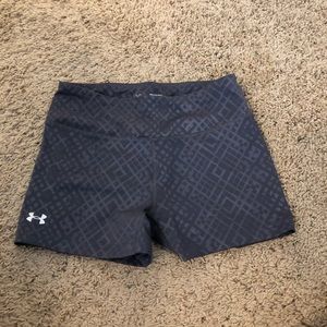 Under Armour heatgear fitted grey shorts